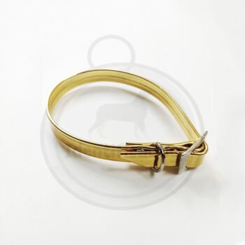 Collar Cuerina Sintético - Dorado