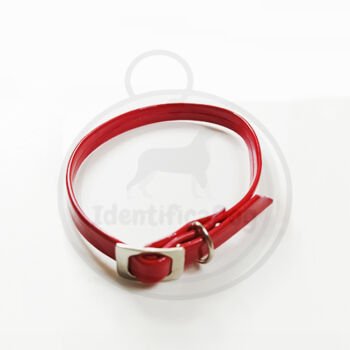Collar Cuerina Sintético - Rojo