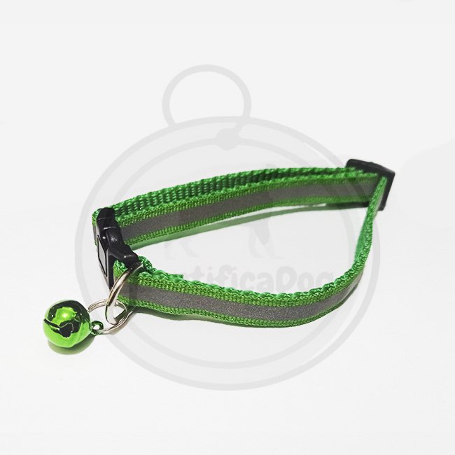 Collar nylon con cascabel